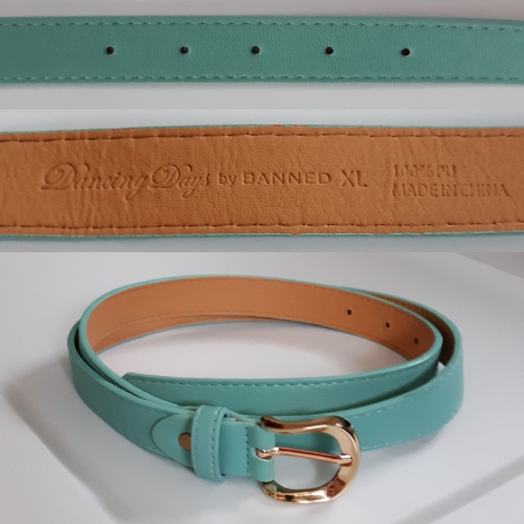 NWOT Dancing Days by Banned Vegan Leather Belt XL - Picture 2 of 2
